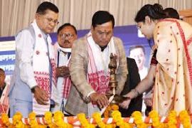Sarbananda Sonowal inaugurated three inland waterway projects in Dibrugarh